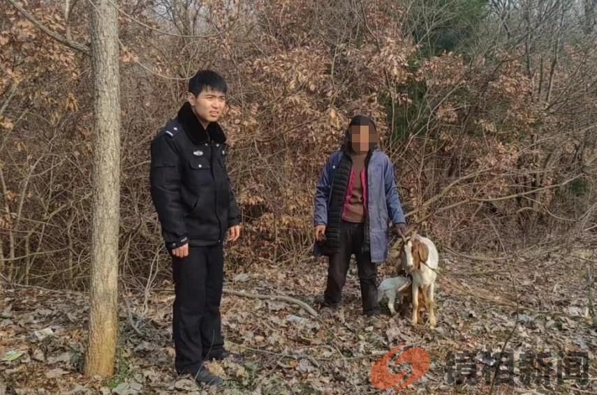 河南省南阳市桐柏县公安局:山羊脱缰离家走 民警循线帮找回(图2)